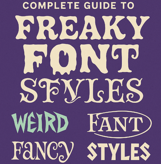 Complete Guide to Freaky Font Styles - Visual Examples